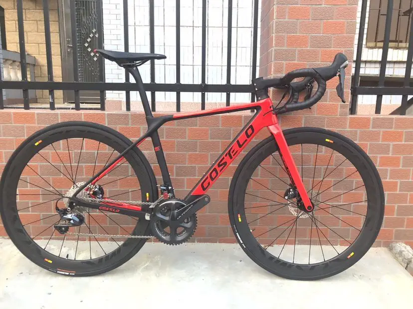 Costelo RIO 3.0 Disc full carbon fiber road bicycle carbon complete bike frame wheels completo bicicletta bici velo completa