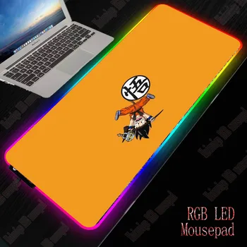 

MRGBEST Dragon Ball Anime Gaming Mouse Pad Gamer Computer Mousepad RGB Backlit Mause Pad Large Mousepad for Desk LED Mice Mat