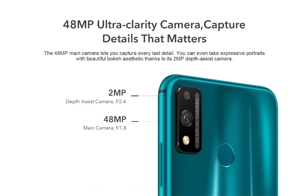 Honor 9X Lite 4 Гб 128 ГБ глобальная версия смартфона 48 МП AI двойная камера 6 5 "мобильный