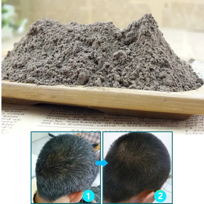 White Hair Turn Black Promote Hair Growth Alopecia Bald Cure Products Stop Loss Polygonum Multiflorum Powder for Men Women