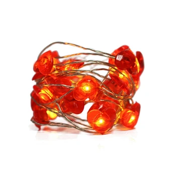 

Decorative String Lights LED String Lights Battery Powered Heart Shaped Strings Suitable for Bedroom Party Indoor Birthday