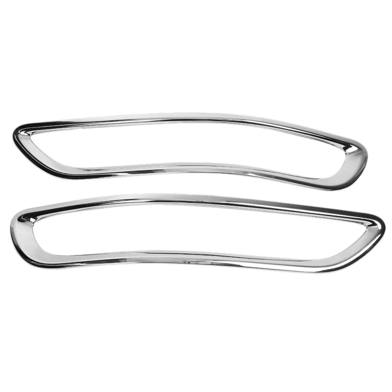 

1 Pair of Silver Chrome Car Rear Fog Lampshade Decorative Frame Auto Parts for Kia Sportage KX5 QL 2015 2016 2017 2018
