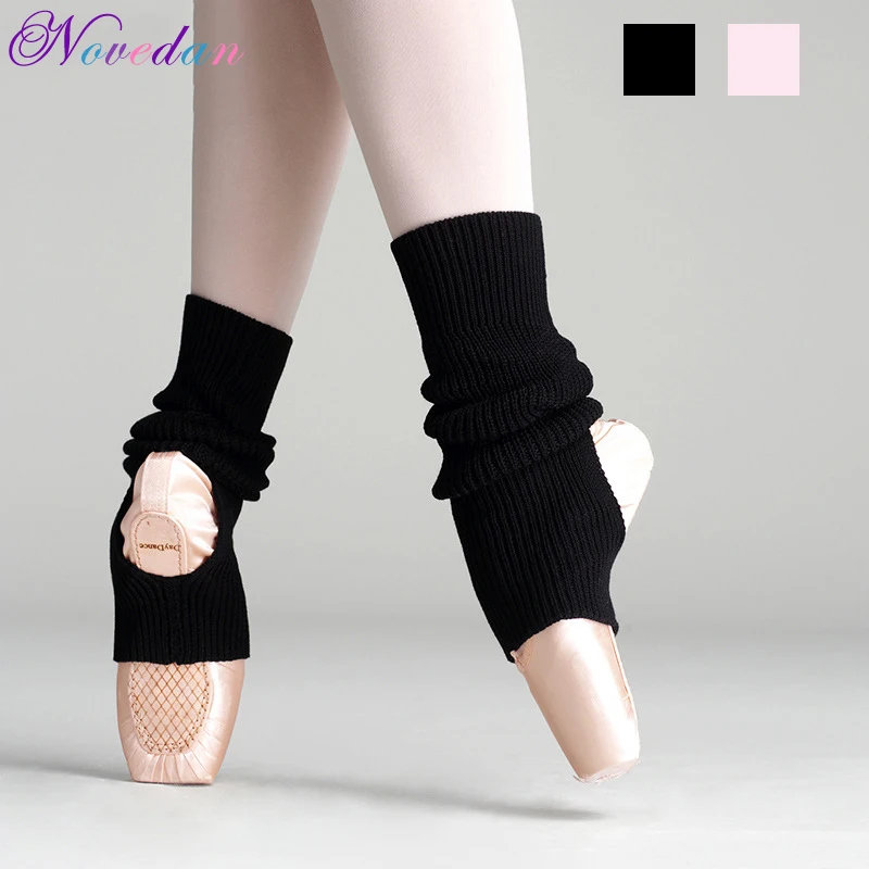 

Woman Latin Socks Fitness Dancing Ballet Dance Wear Exercising Long Section Knitting Walking Socks Leg Warmers Woman