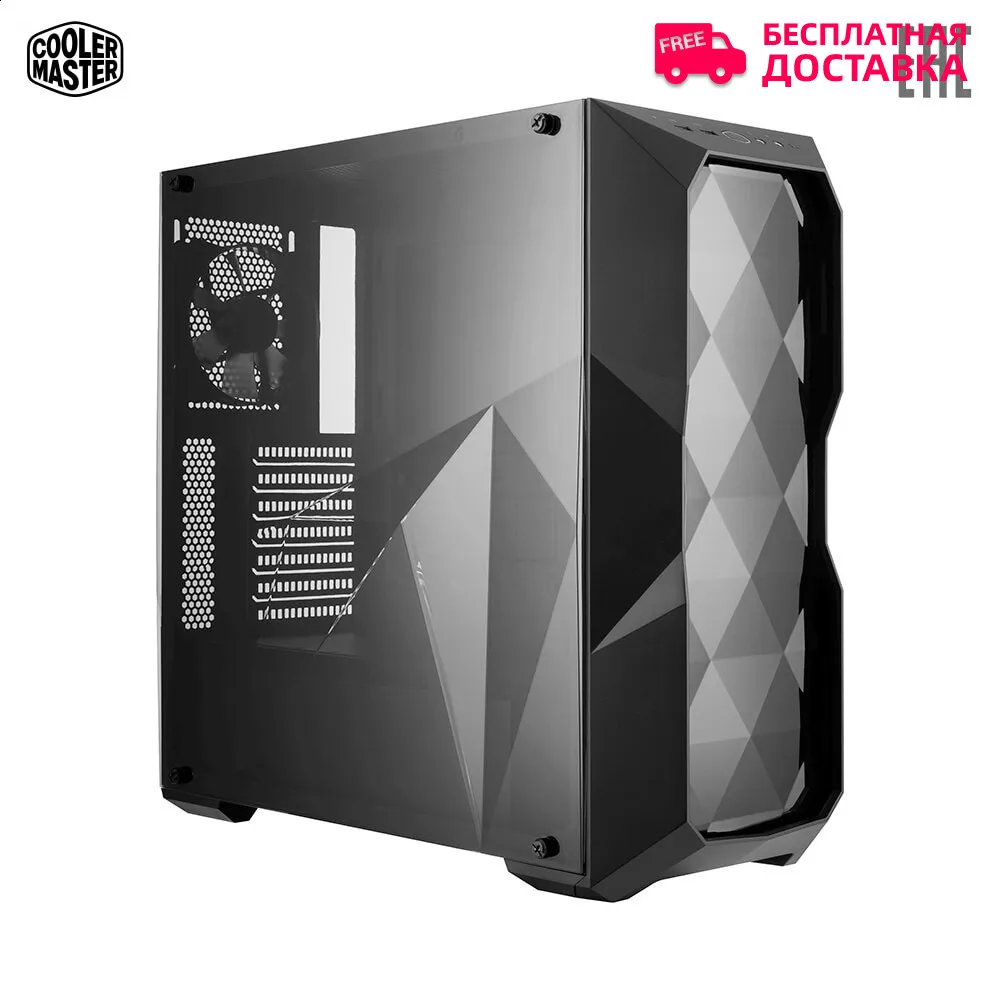 Корпус COOLER MASTER MasterBox TD500L MidiTower без Б/П ATX MicroATX MiniITX Цвет черный MCB D500L KANN