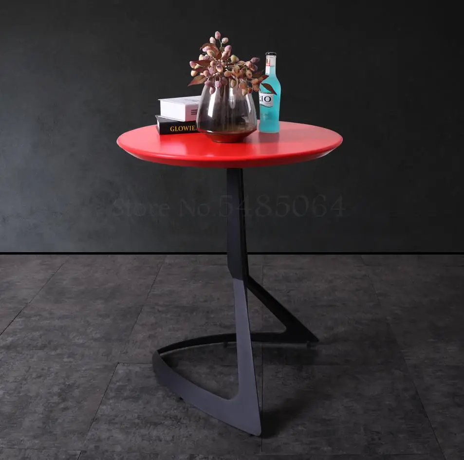 Abs пластиковый стол для отдыха простой складной стол диван круглый модный маленький круглый стол низкий журнальный столик западный ресторан
