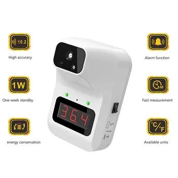 

Infrared Temperature Measurement Wall Mount Smart Sensor Automatic Body Temperature Detector Body Thermometer