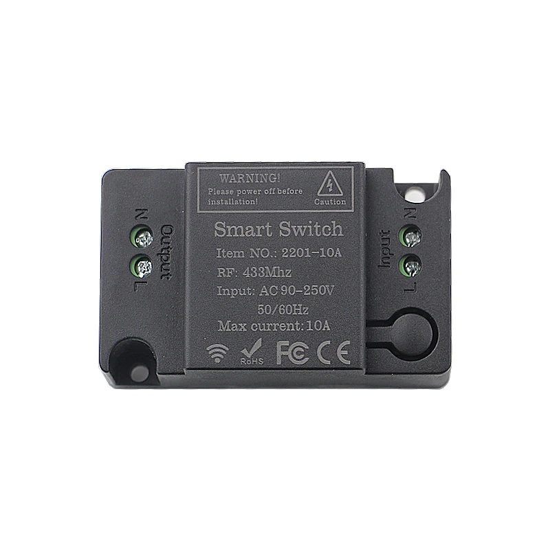 ZKRLLF Wireless Remote Control Switch AC110V 220V Receiver 433 MHz Remote Transmitter Hall Bedroom Ceiling Lights Wall Lamps DIY-2