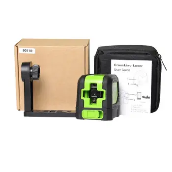 

2 Line Infrad Level Self Leveling Green/Red Beam 110 Degree Extend Angle Measurie Tool