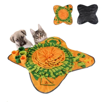 

Pet Feeding Training Mat Dog Nose Pad Snuffle Blanket Nosework Mat, Encourages Natural Foraging Skills Dog Feeding Pad