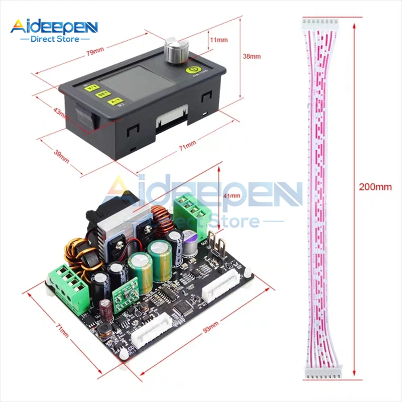 DPH3205 DC 6 40 в 160 Вт CNC понижающий преобразователь постоянного напряжения тока модуль