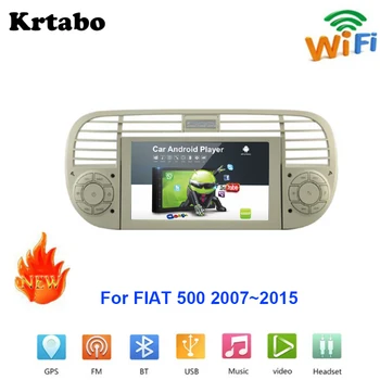 

Car Radio Android Multimedia Player For Fiat 500 2007~2015 White Car Touch Screen GPS Navigation Support Carplay Bluetooth WIFI