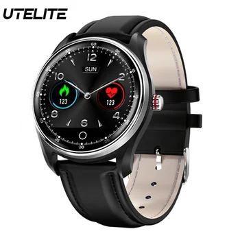 

UTELITE Smart Watch Men Fitness Tracker IP68 Waterproof Blood Pressure Heart Rate ECG PPG Monitor for Huawei Xiaomi Apple Phone