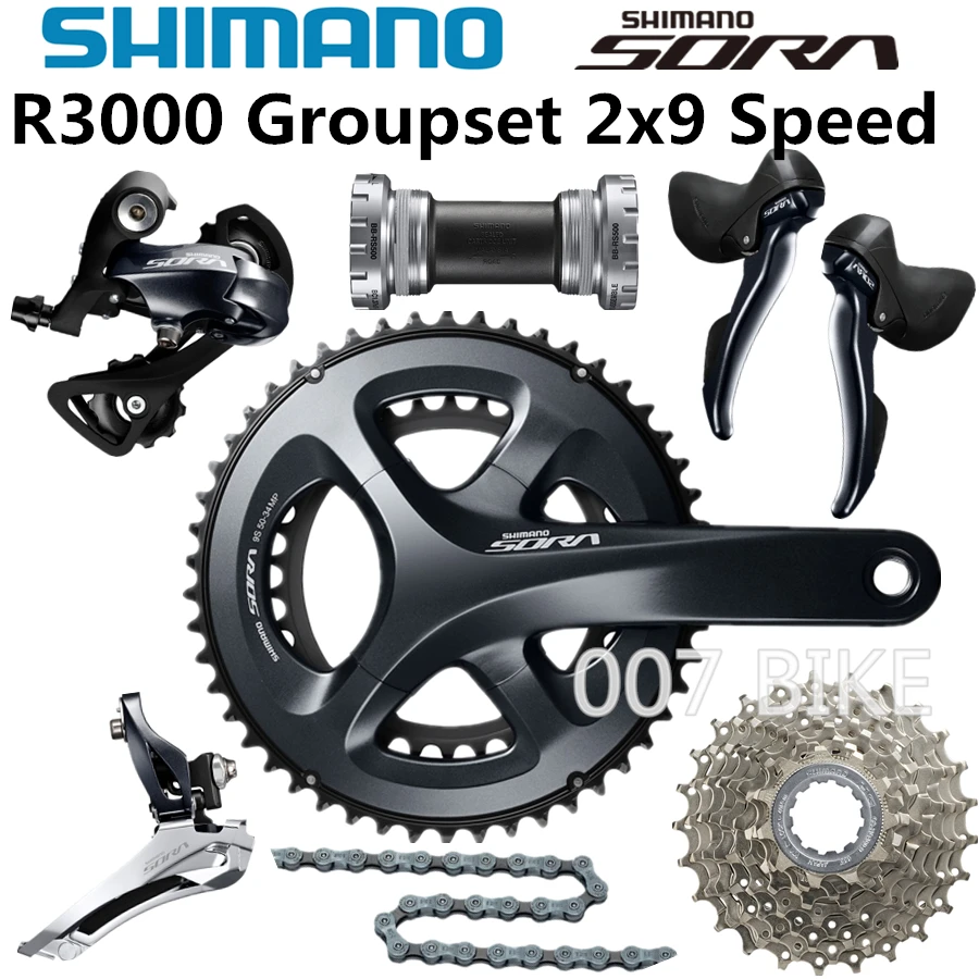 未走行新車外し シマノ ソラ コンポセット shimano SORA 未走行新車