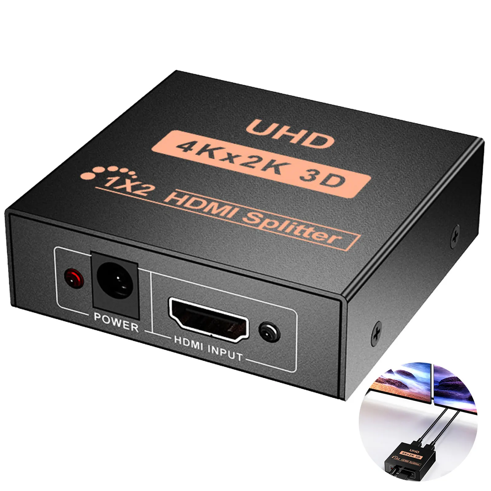 4k 3D HDMI-совместимый мультипросмотр Full HD 1080p видео разделитель Переключатель 1X 2