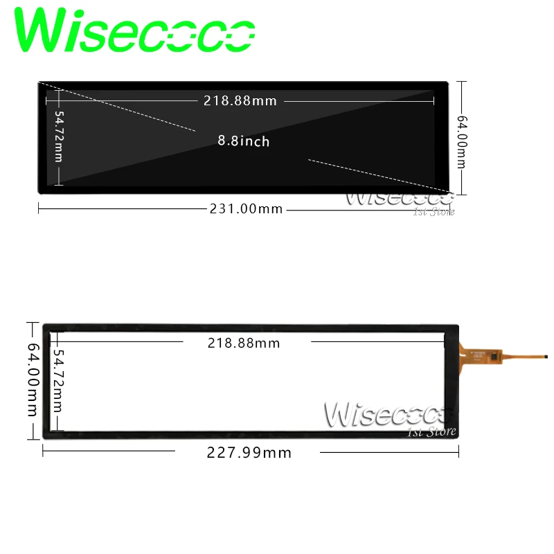 ǻ ÷ ̽  ġ г   Ʈ LCD, AIDA64  ȭ, HSD088IPW1,  , 8.8 ġ