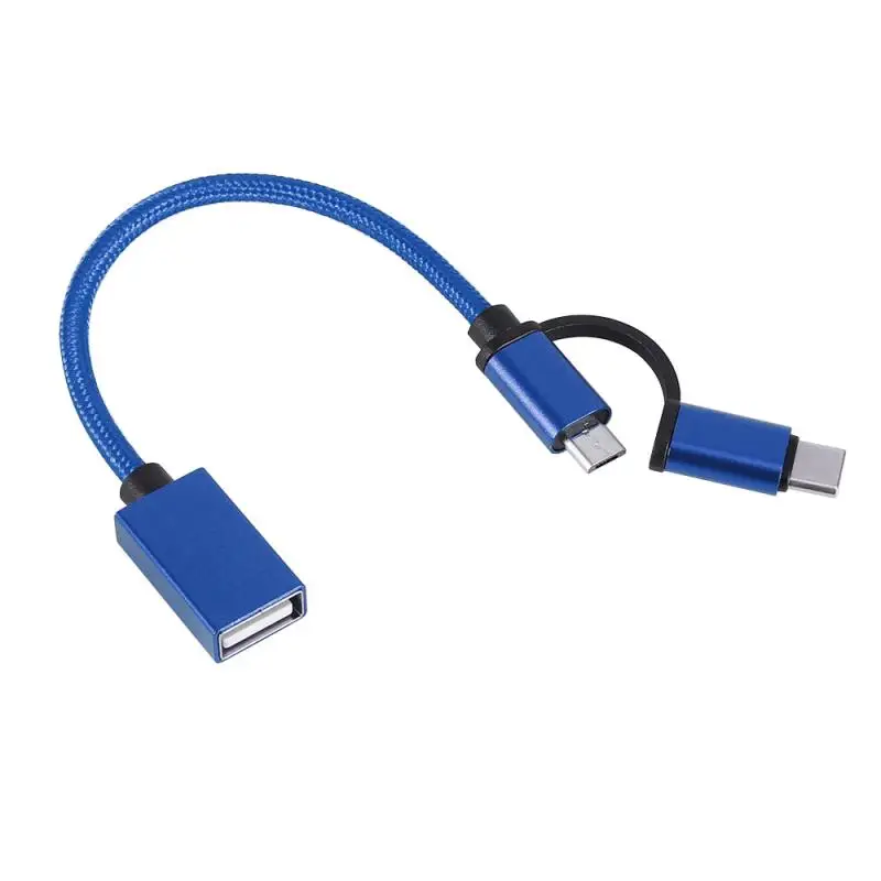2 в 1 OTG Micro Magnet зарядное устройство кабель для синхронизации проводов USB Type c