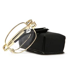 Портативные бифокальные многофункциональные складные очки для чтения мужские и женские дальние и близкие многофункциональные очки для пресбиопии мужские