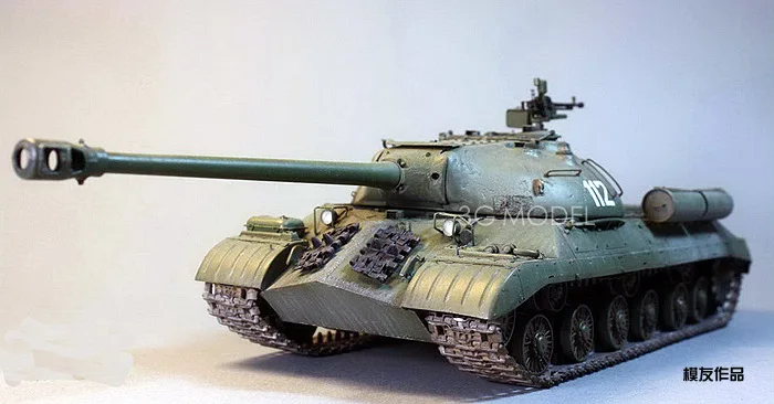 TRUMPETER Military Assembled Tank Model 00316 WWII Soviet Union IS-3M Heavy Tank