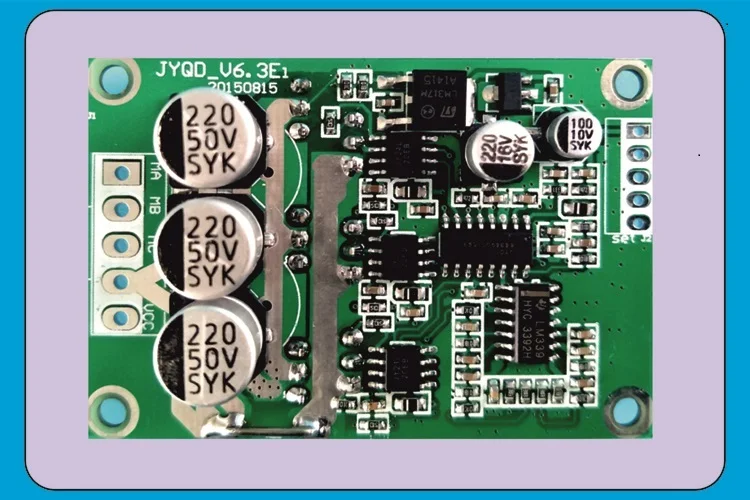 

36v500W бесщеточный контроллер двигателя 24v12v, мощный вентилятор, высокоскоростной драйвер модуля привода JY01