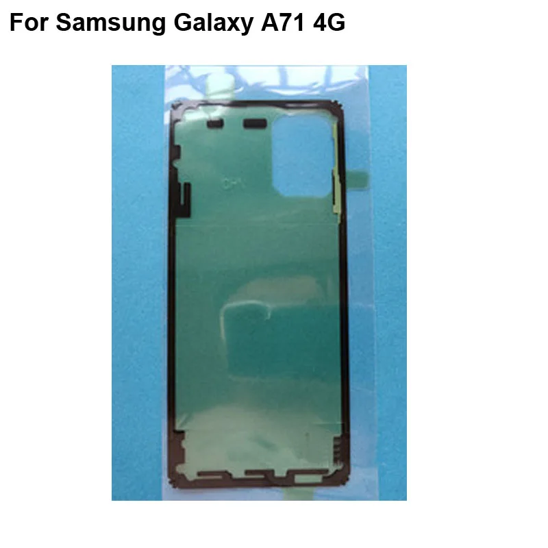 2Pcs Nastro Adesivo 3M Colla Copertura Posteriore Della Batteria Per Samsung Galaxy A71 4G 3M Colla 3 Colla 3M Back Door Posteriore Sticker Un 71 A715