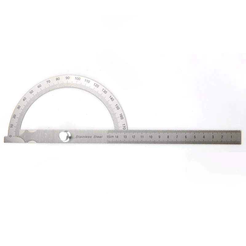 Multi Angle Ruler Stainless Steel Protractor Measuring Instruments Metal Angle Finder Carpenter Tools Meter Goniometer