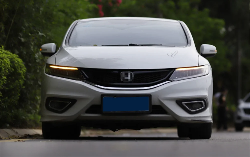 Пара для Honda Jade головной светильник s 2013 Jade светодиодный головной фонарь все светодиодный светильник источник дневные ходовые огни динамический поворот