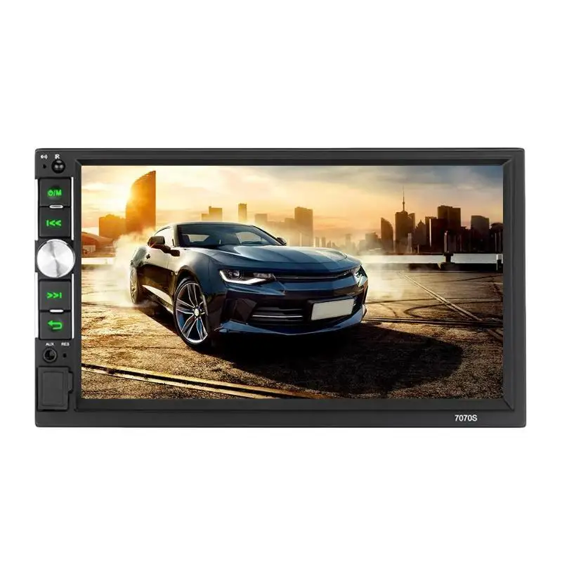 7070S 2 DIN 7 дюймов Сенсорный экран автомобильный стерео BT 4,0 FM головное устройство MP5 плеер