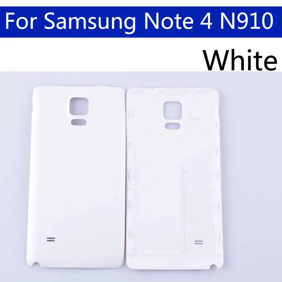 10 шт. Note4 для Galaxy Note 4 N910 N910A N910F N910H N9108V N910T N910W8 Корпус задней крышки батареи Корпус задней двери шасси