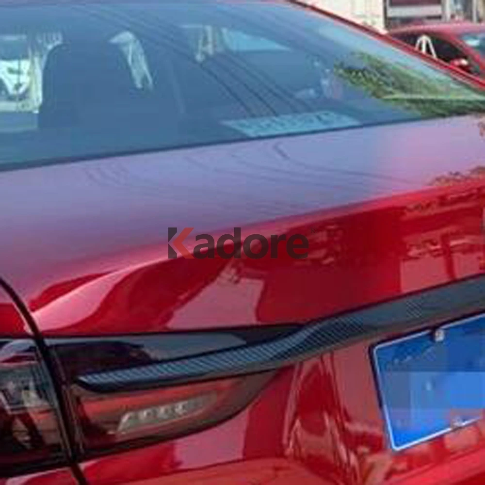 Для Mazda 6 Atenza углеродное волокно Задняя Крышка багажника Крышка Багажника край протектор МОЛДИНГ ПОЛОСА отделка