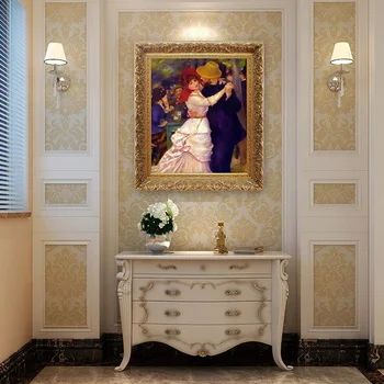 

Framed Canvas art Augueste Renoir Dance at Bougival, 1883
