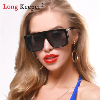

Fashion Square Oversized Sunglasses Woman 2020 Vinatge Luxury Ladies Large Sunglass Gradient Female Shades Points 2020 UV400