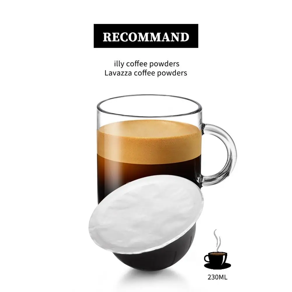 Одноразовая самоклеящаяся кофейная капсула из алюминиевой фольги, эспрессо, концентрированная чашка для жирового кофе