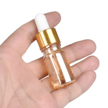 

Champagne Glass Bottle 5-100ml Aromatherapy Liquid Dropper Essential Basic Massage Oil Pipette Refillable Roll on Bottles Pump