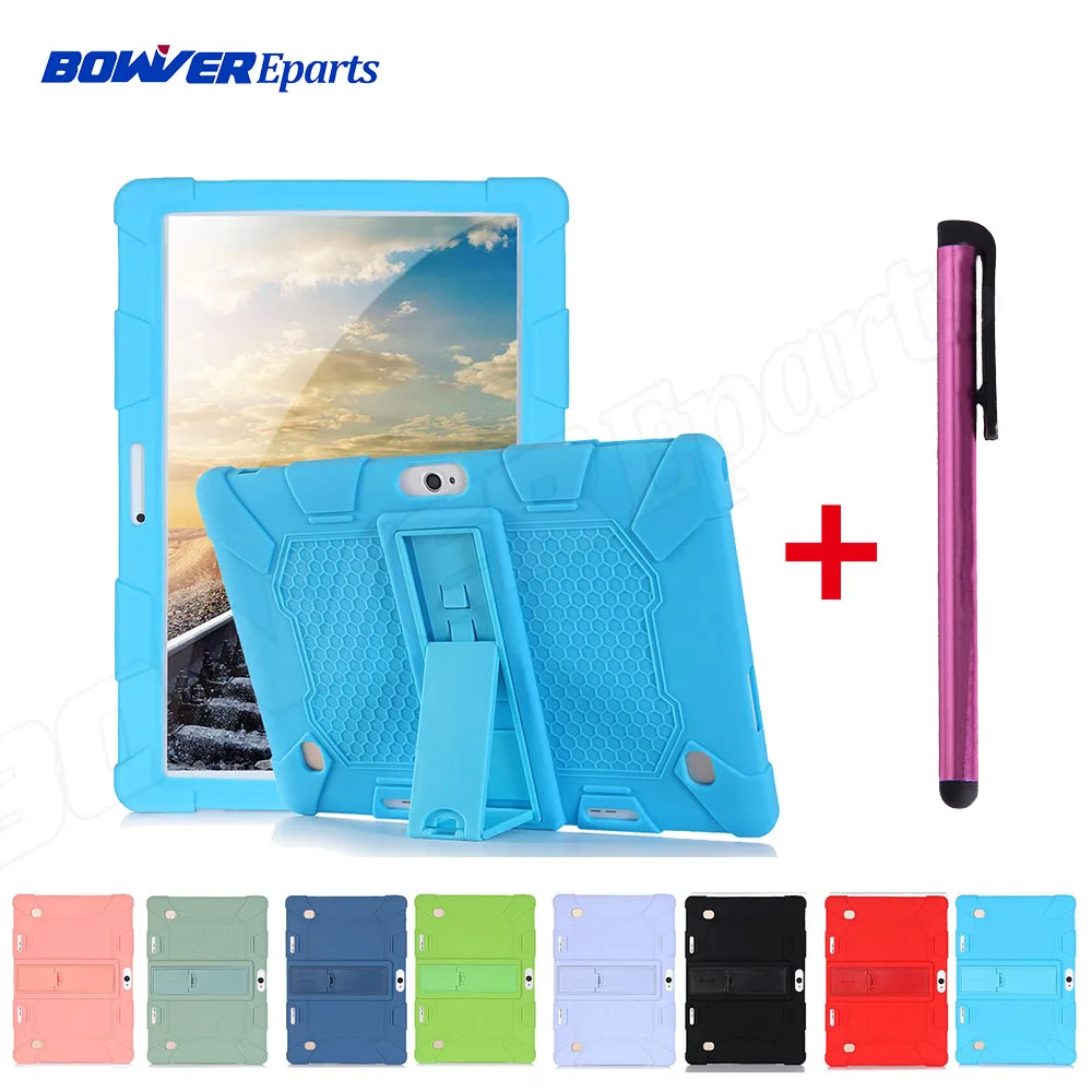 10.1inch Case Silicone Back Cover for YESTEL X7 Android 8.1 MTK8121 10.1  Inch Tablet Protective Shell with stand
