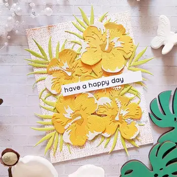 

PP Craft metal cutting dies cut die mold New Flower cluster leaves Scrapbook paper craft knife mould blade punch stencils dies