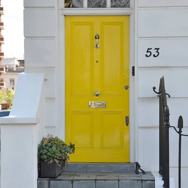 Big 3D House Number Door Home Address Numbers for House Number Digital Door Outdoor Sign 139mm 5.5 Inch #2 Black ABS Plastic house number signs,door signs,house numbers,number plate