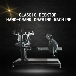 Racket Stringing Machine Desktop Hand-crank Drawing Machine Racket Dual-purpose Stringing Machine with Tools XW