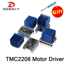3DSWAY 3D Printer Part 4pcs/lot Lerdge TMC2208 Stepper Motor Driver Stepstick Ultra-quiet Replace TMC2100 Heatsink