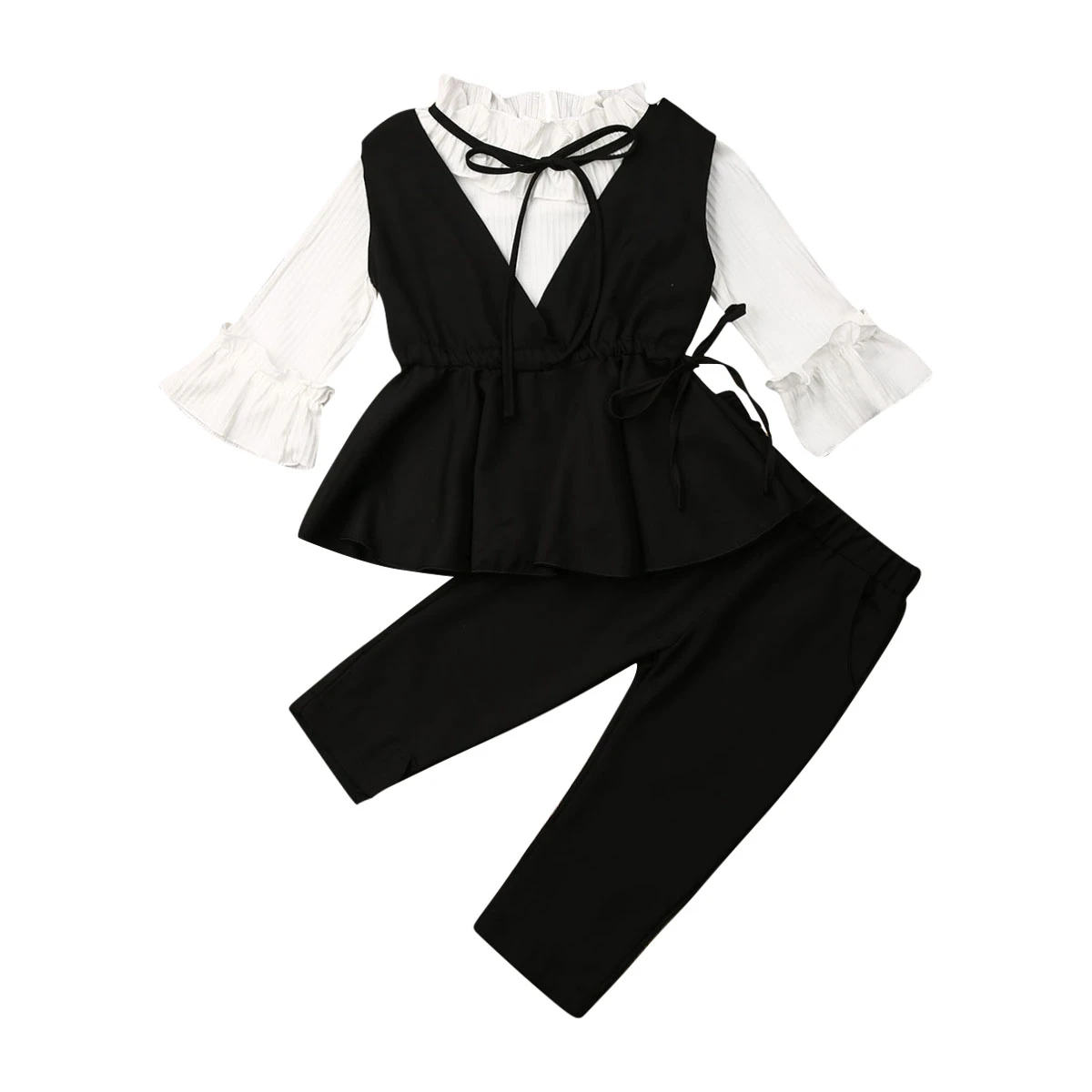 baby girl black vest