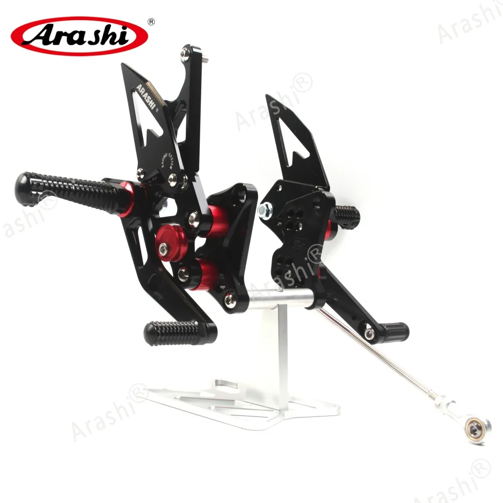 Араши для SUZUKI GSXR 1300 Hayabusa 2008- ЧПУ Rider Rearset Регулируемые подножки 2009 2010 2011 подножки