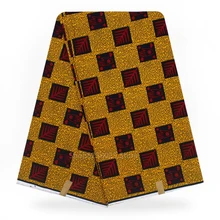 Ткань с воском гарантированное настоящий голландский настоящий воск дизайн для одежды горячий Veritablee воск печати ткань в 6 ярдов вечерние высокого качества