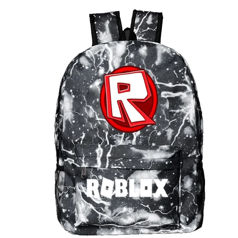 2020 Robloxs синий звездный Детский рюкзак школьные ранцы для мальчиков с аниме