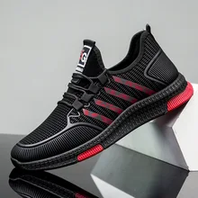 

New Lace-up Mens Shoes Lightweight Vulcanize Fashion Men Sneakers Mesh Casual Shoes Male Shoes Sneakers Athletic Footwear