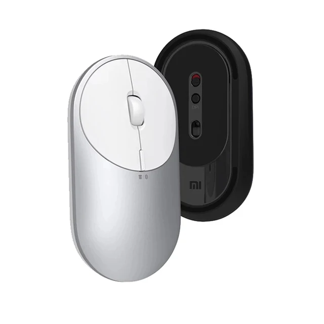 Xiaomi Wireless Mouse Portable  Bluetooth 4.0 Aluminium Alloy ABS Material Gaming Mouse RF 2.4GHz Dual Mode Connect Mi 1200DPI 2