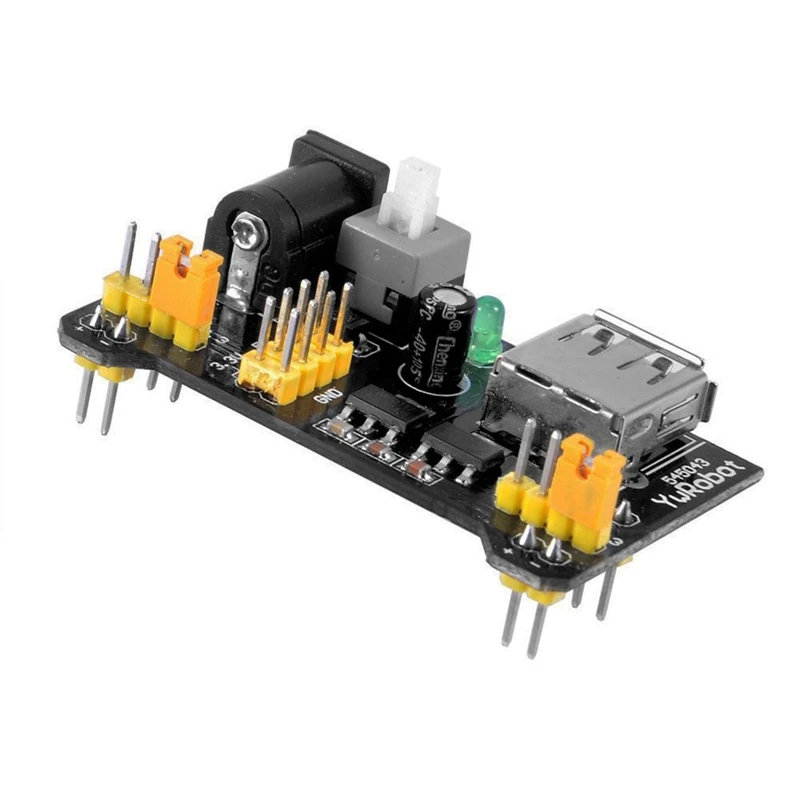 5 упак./лот MB-102 макет 3,3 V/5 V Питание модуль пайки для платы Arduino DIY Kit