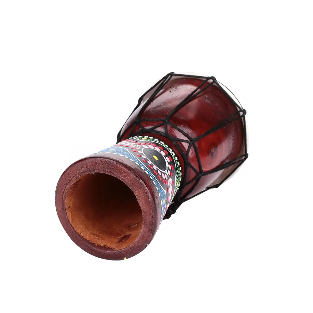 Djembe Африканский барабан национальные инструменты барабанные вещи ручной работы Peach Blossom Деревянный Бубен Начинающий Практика Африка Djembe