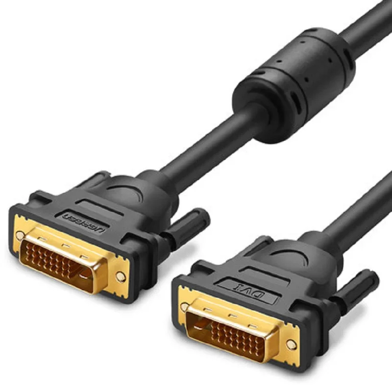 Conectado ao Computador Host da Placa Linha de Dados 24 + 1 Cabo Ugreen Monitor Gráfico Gráfica Canal Duplo-d Macho Dvi hd 2k - Image 2