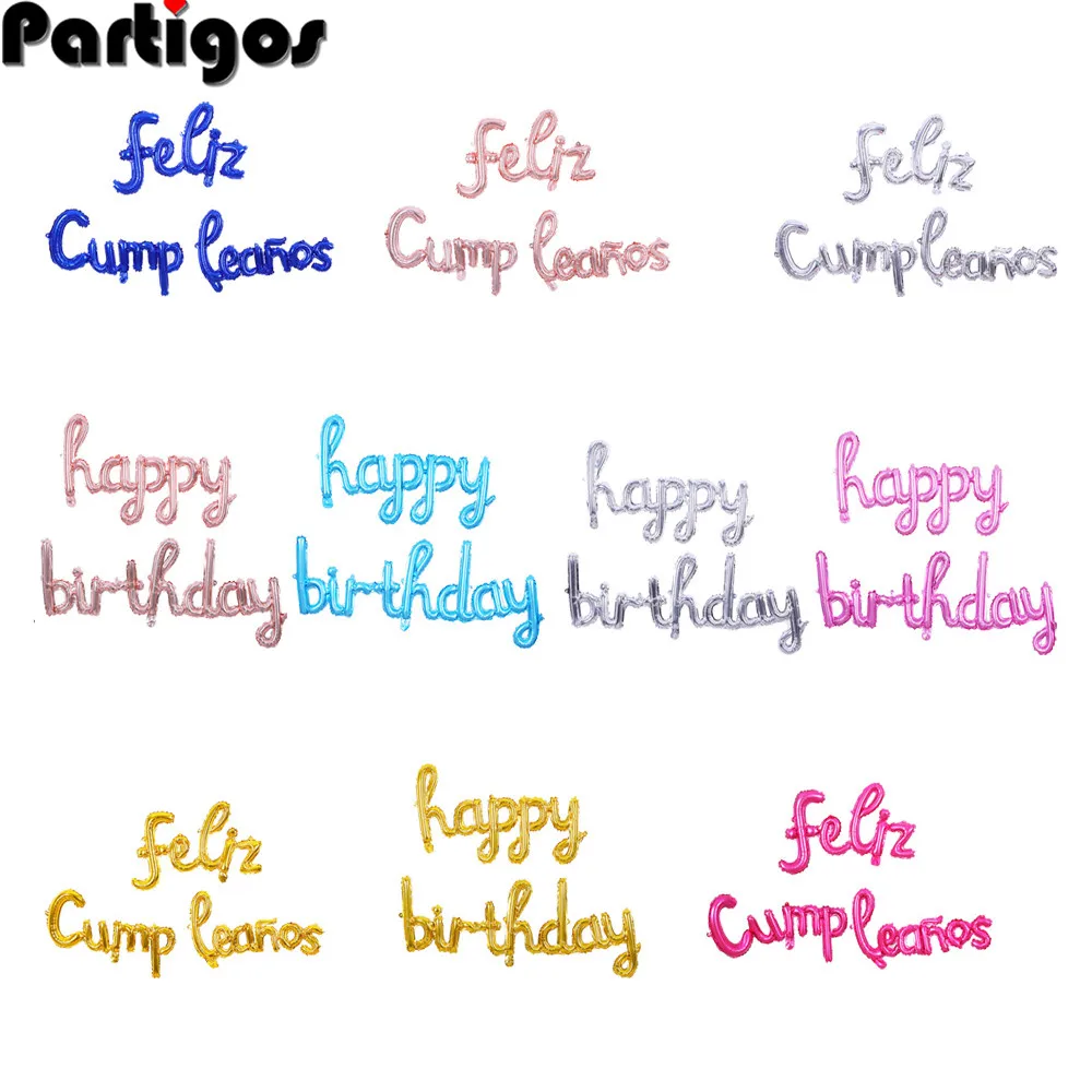 Banniere Joyeux Anniversaire En Espagnol Ecriture En Lettre Cursive Ballons Pour Fete D Anniversaire Decoration Fille Aliexpress Maison Animalerie Banniere Joyeux Anniversaire En Espagnol Ecriture En Lettre Cursive Ballons Pour Fete D Anniversaire Decoration Fille Aliexpress Maison Animalerie