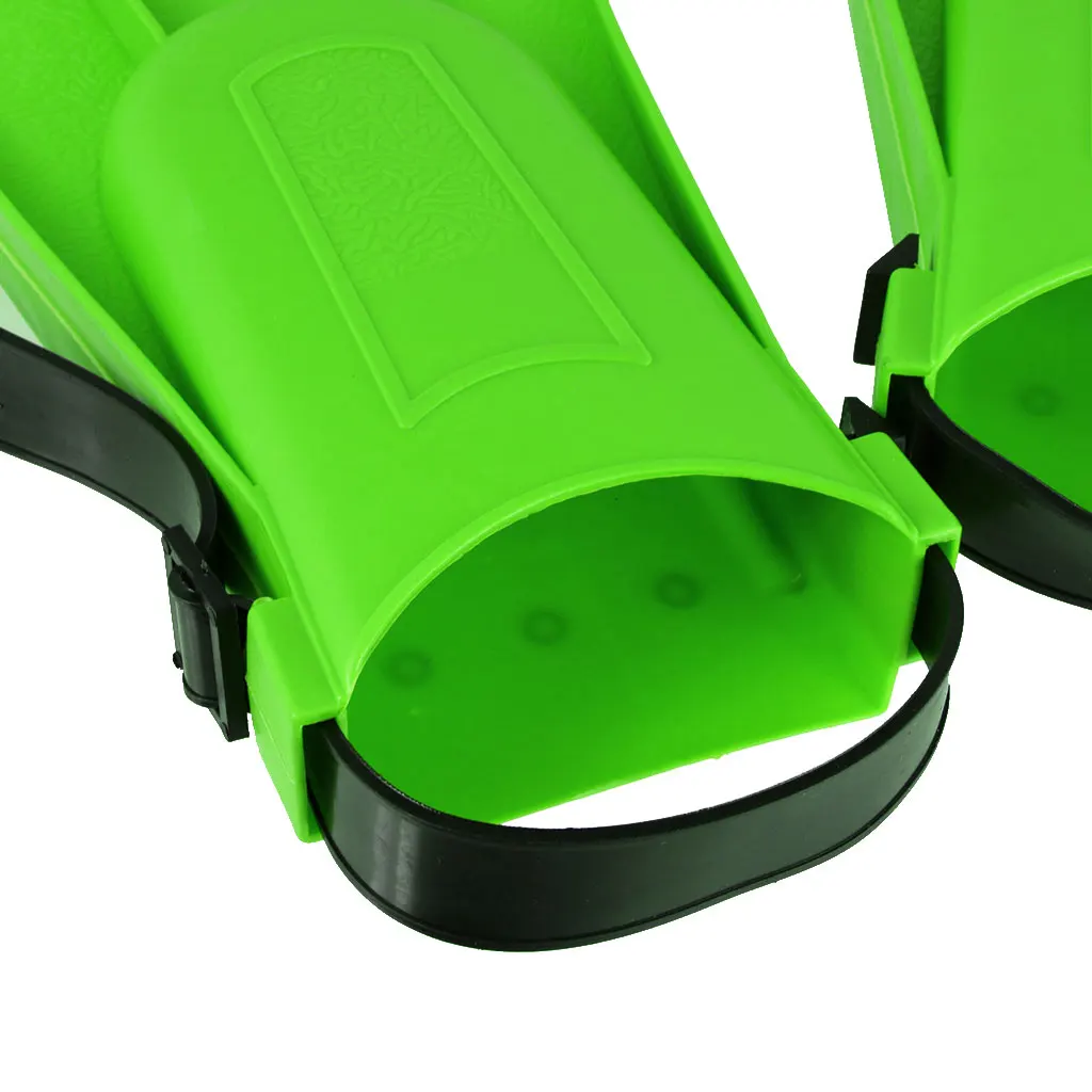 2 Pairs Professional Adults Kids Adjustable Flippers Fins Swimming Diving Learning Tools