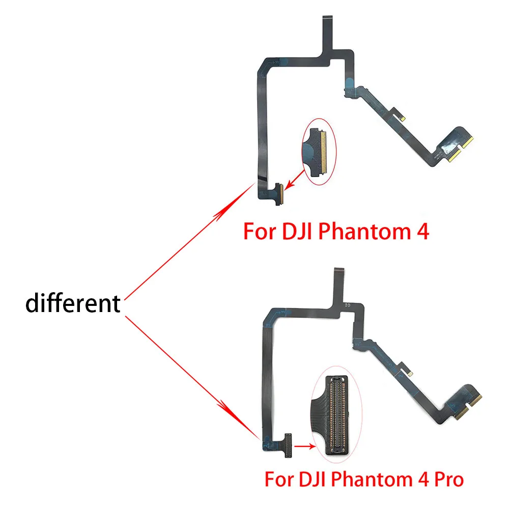 Per Dji Phantom 4 / Phantom 4 Pro / Phantom 4 Pro 2.0 Nastro Flessibile Del Legare Del Cavo Piatto Flessibile Molle Cavo Della Macchina Fotografica De